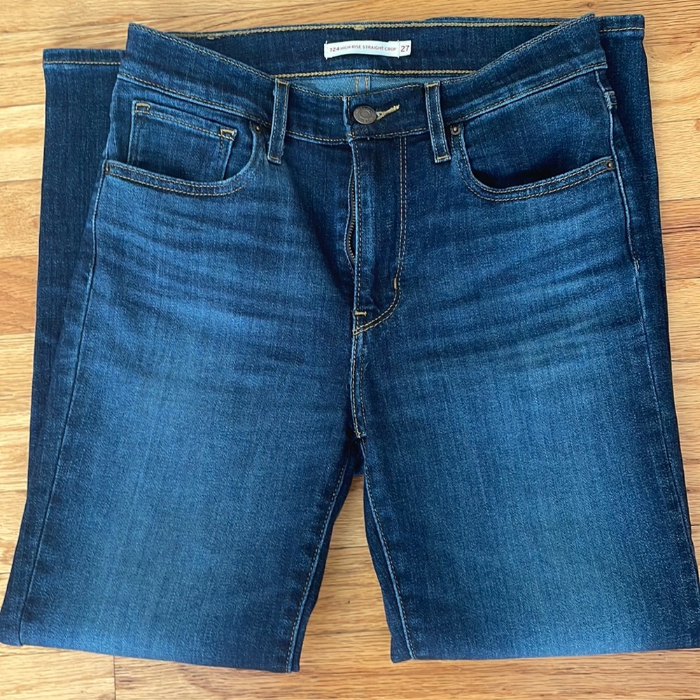 Levi’s High Rise Straight Crop 27